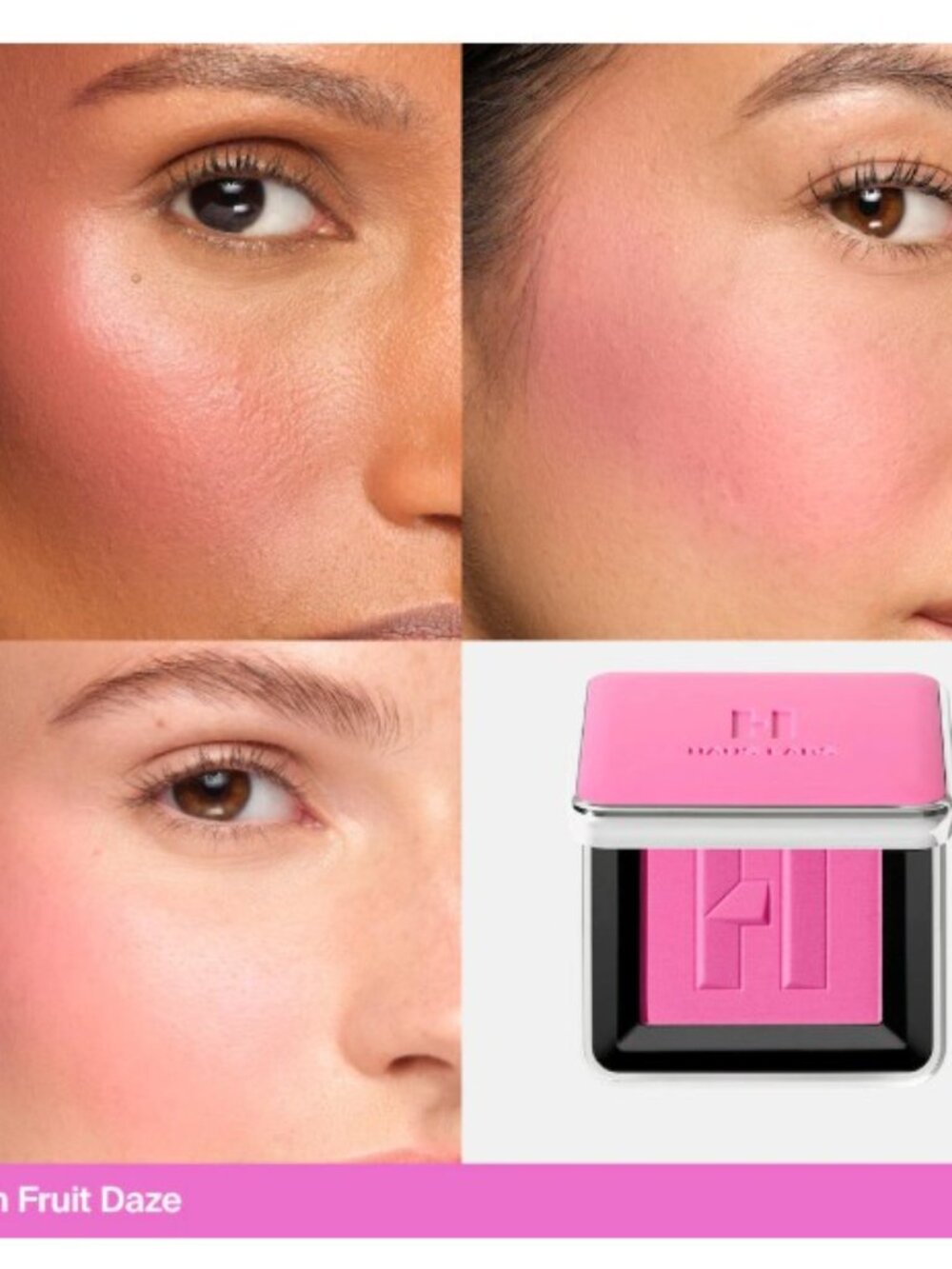 Haus Labs Color Fuse Blush Powder Dragon Fruit Daze Cool Pink